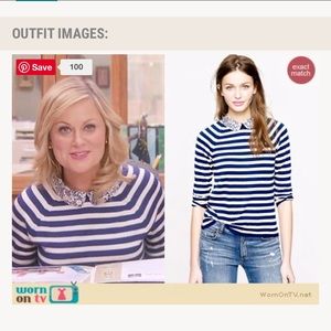 J.Crew Lib­er­ty Col­lar Meri­no Sweater XS